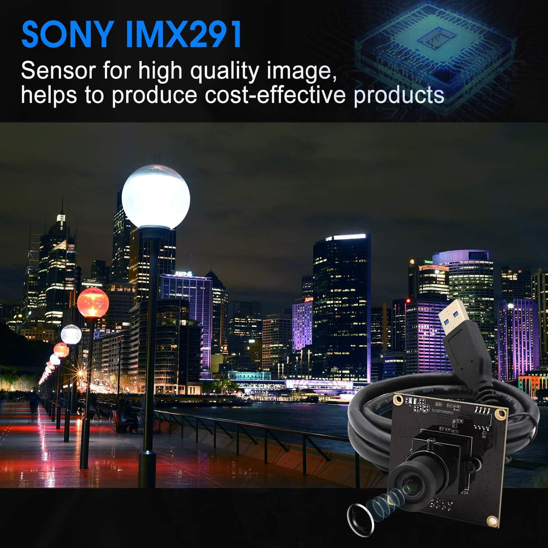 1080P Webcam Hochgeschwindigkeits USB3.0 USB Kameramodul mit IMX291 Sensor Minicam für industriell u
