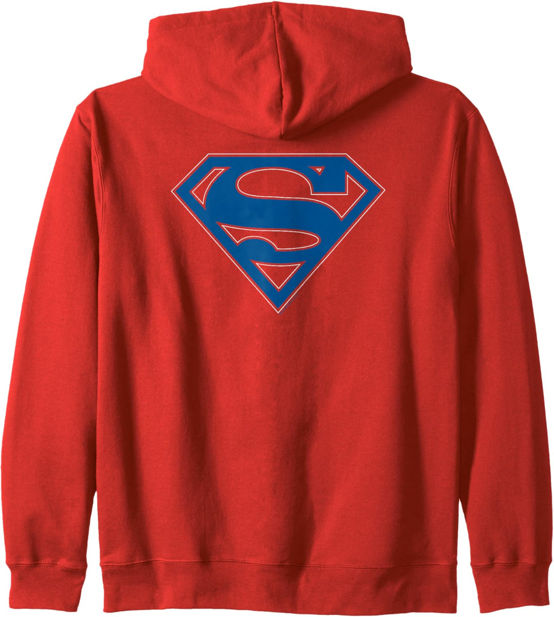 Superman Blue & White Classic Shield Kapuzenjacke