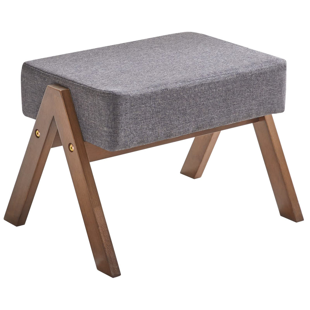 YMYNY Fusshocker, Ottoman klein, Schuhe Wechselhocker, Hilfsfusshocker, Typ A Moderner Stabiler Holz