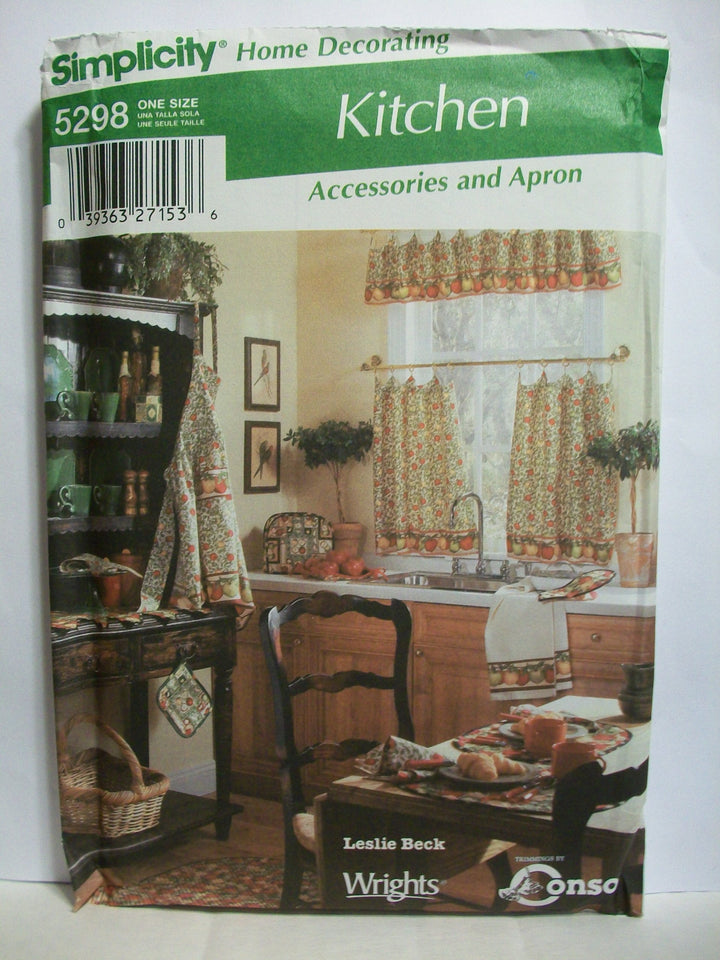 Kitchen Accessories and Apron Sewing Patterns : Simplicity Pattern #5298