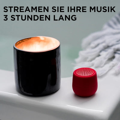 Lexon MINO X Bluetooth-Lautsprecher, wasserabweisend, Weiss