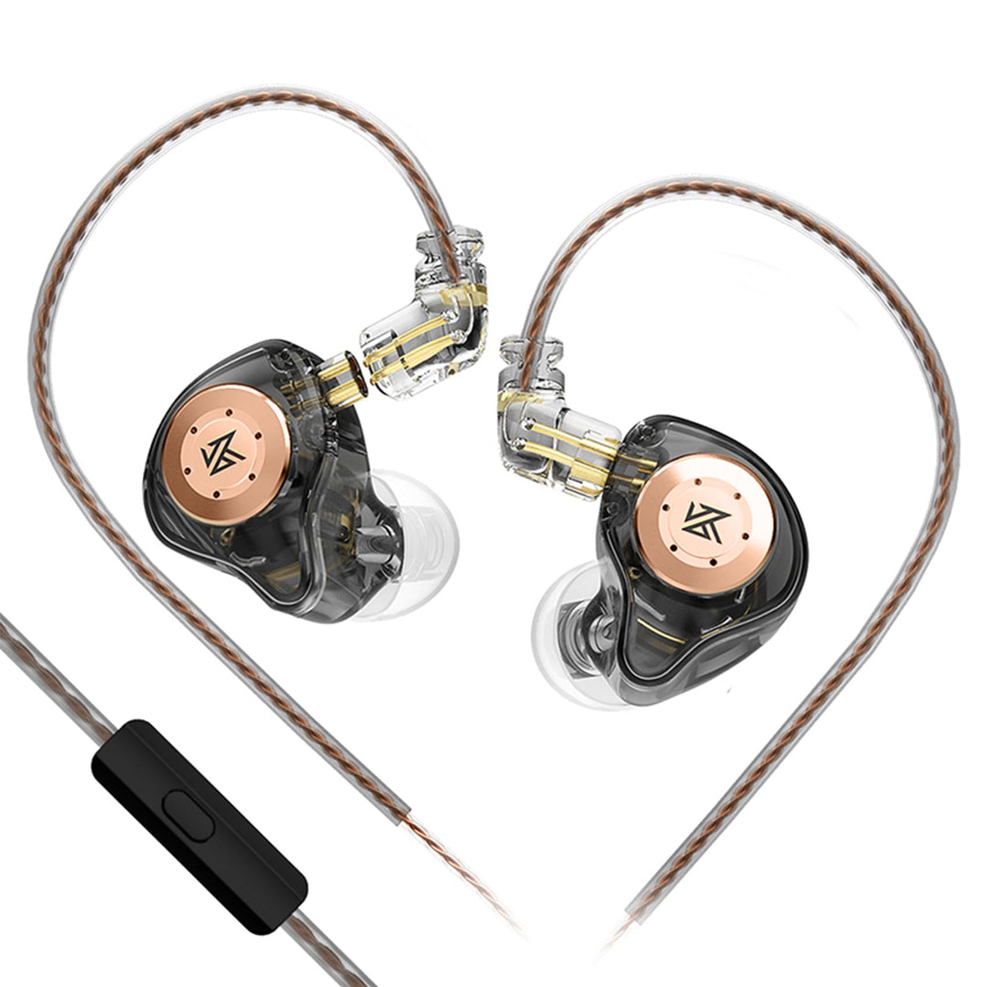 keephifi KZ EDX Pro In Ear Monitor mit Mikrofon, kabelgebunden, HiFi-Stereo-Kopfhörer, kabelgebunden