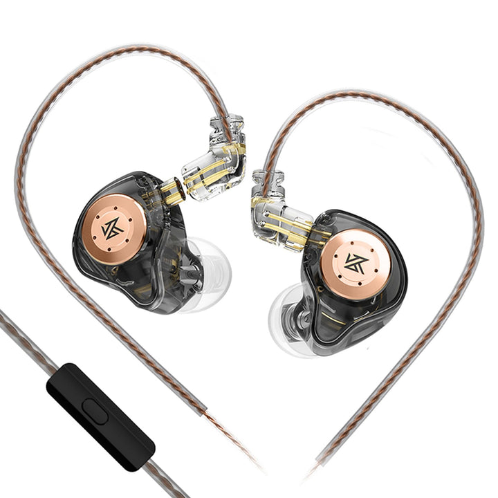 keephifi KZ EDX Pro In Ear Monitor mit Mikrofon, kabelgebunden, HiFi-Stereo-Kopfhörer, kabelgebunden