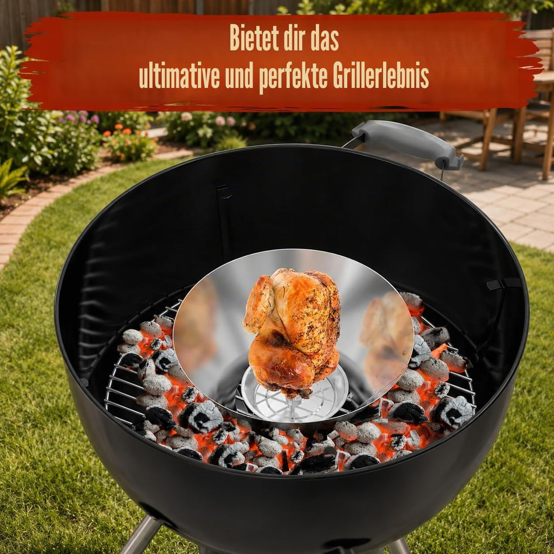 Denmay BBQ Whirlpool für Weber Kettle, Weber Smokey Mountain/WSM, XL (x-large) Big Green Egg, Kamado