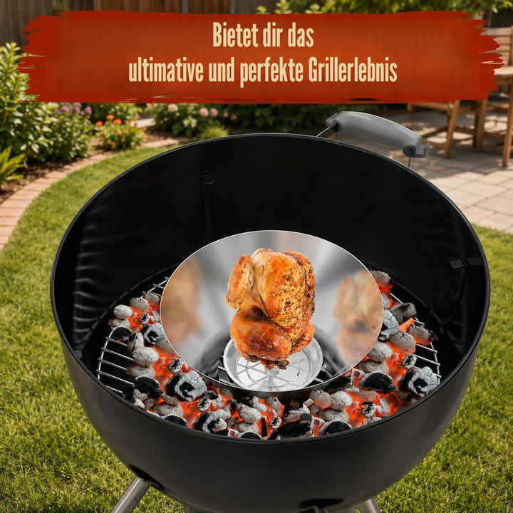 Denmay BBQ Whirlpool für Weber Kettle, Weber Smokey Mountain/WSM, XL (x-large) Big Green Egg, Kamado