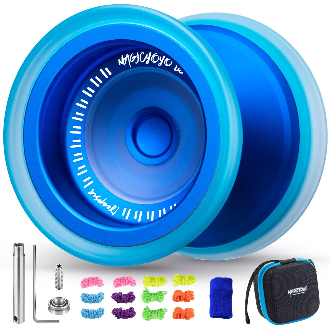MAGICYOYO JoJo V13 Profi Finger Spin Yoyo für Anfänger & Fortgeschrittene, Dualer Modus für Responsi