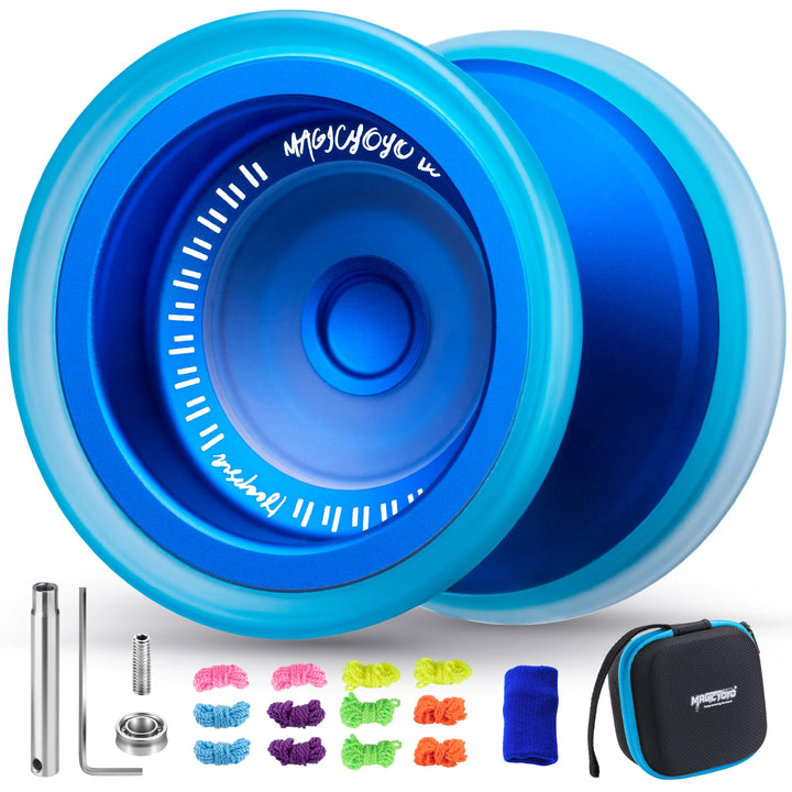 MAGICYOYO JoJo V13 Profi Finger Spin Yoyo für Anfänger & Fortgeschrittene, Dualer Modus für Responsi