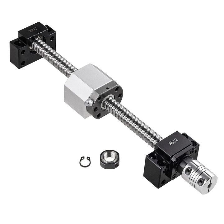 CNCMANS Kugelumlaufspindel SFU1605 750mm Edelstahl Gerollte ballscrew mit BK12 / BF12 Endunterstützu