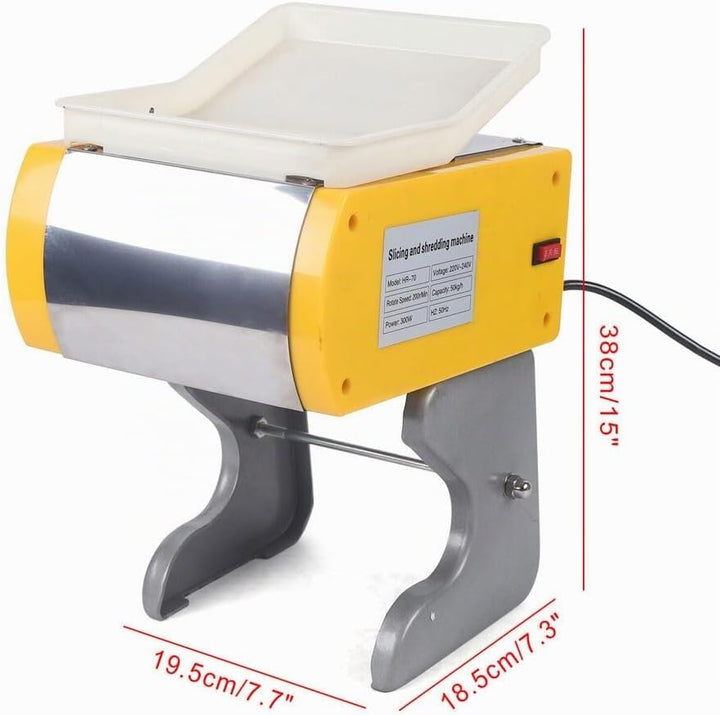 Elektrisch Allesschneider Fleischschneider 300W 50kg/h Aufschnittmaschine HR-70 schnelles Schneiden