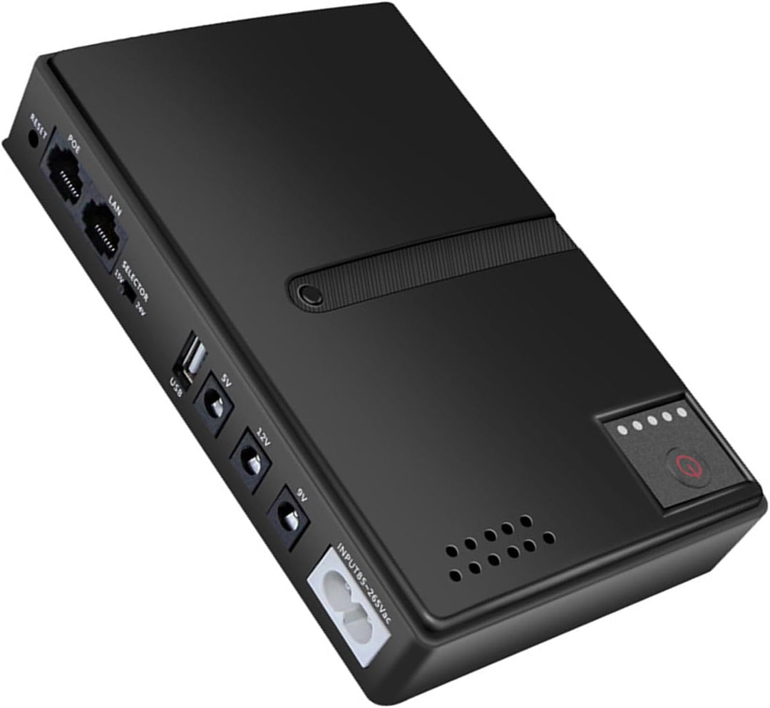10400 MAh 36 W USV-Netzteil, 6 Ausgänge, Kompakt, Leicht, Unterbrechungsfreie Stromversorgung, Batte