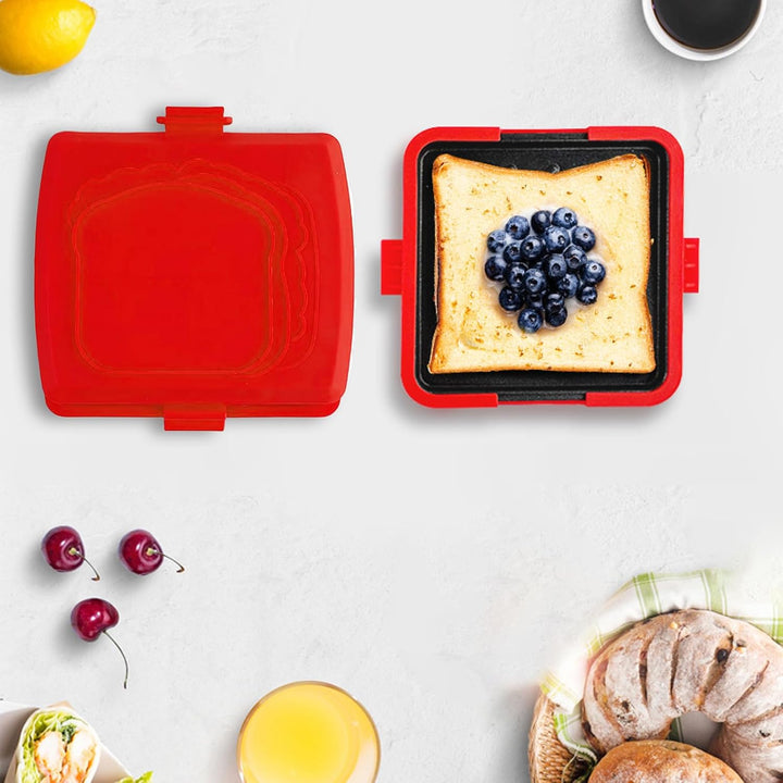 Sandwichpresse – hitzebeständige Küchenhelfer, Mikrowellen-Sandwich-Maker, Käse-Toaster, für Frühstü