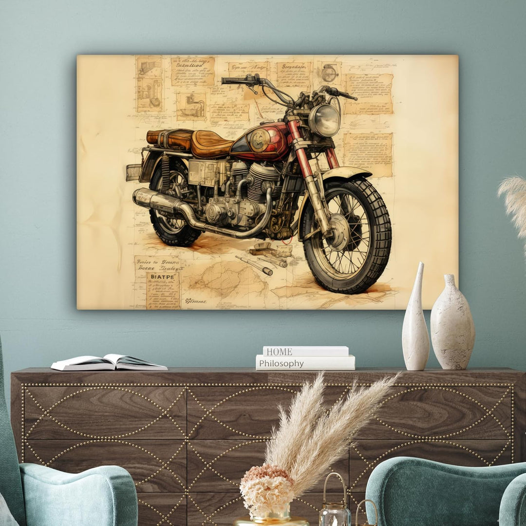 MuchoWow© Leinwandbild Gross 120x80 cm XXL Dekoration Wohnzimmer Bilder Aufhängen Wall Decoration Li