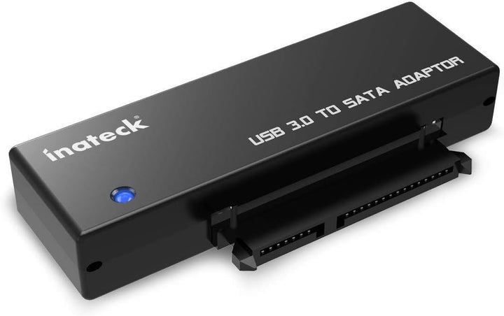 Inateck USB 3.0 zu SATA Konverter Adapter für 2.5/3.5 Zoll Laufwerke HDD SSD mit 12V 2A Netzteil.