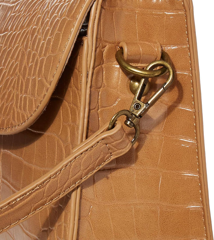 The Drop Damen Diana Top Handle Umhängetasche Backpacks Einheitsgrösse Camel, Einheitsgrösse Camel