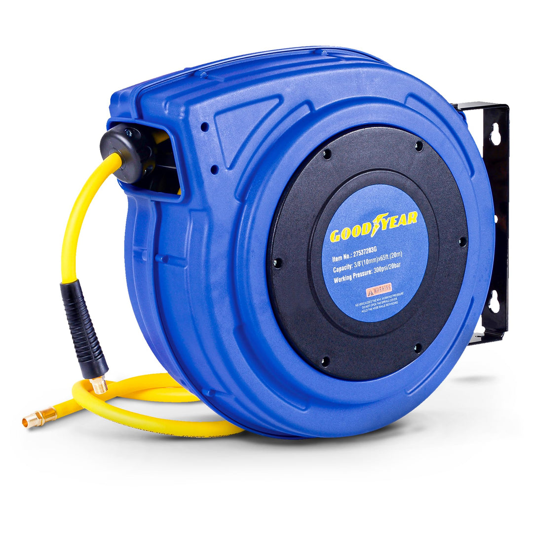 Goodyear retractable air compressor/wasserschlauchtrommel, max. 300psi (3/8 „x 65 ft) hybrid polymer