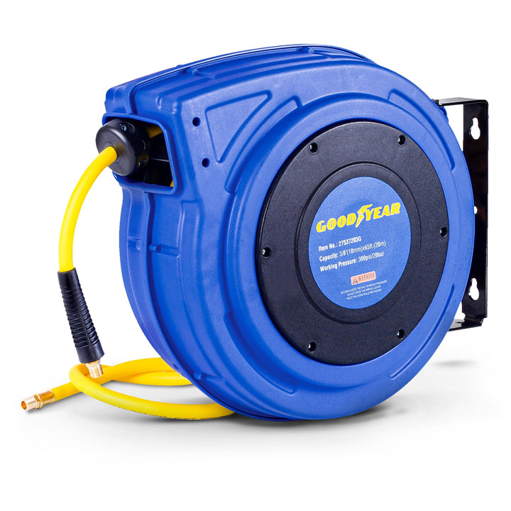 Goodyear retractable air compressor/wasserschlauchtrommel, max. 300psi (3/8 „x 65 ft) hybrid polymer