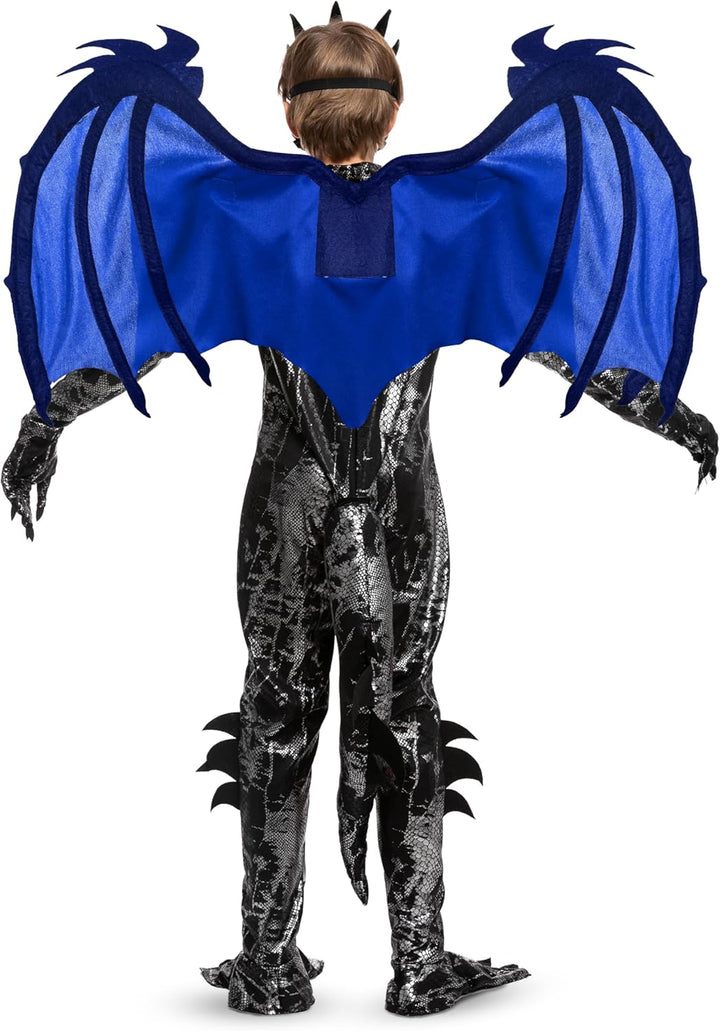 Spooktacular Creations Kind Jungen Drachenkostüm, Drachenflügel und Maske, Halloweenanzug Drachenanz
