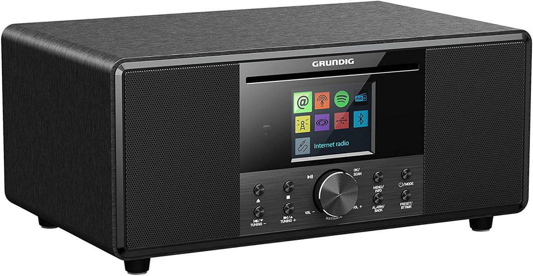 GRUNDIG GIR1070 DTR 7000 All-In-One Internetradio, FM/RDS/DAB+/Internetradio, Bluetooth, Schlummerfu