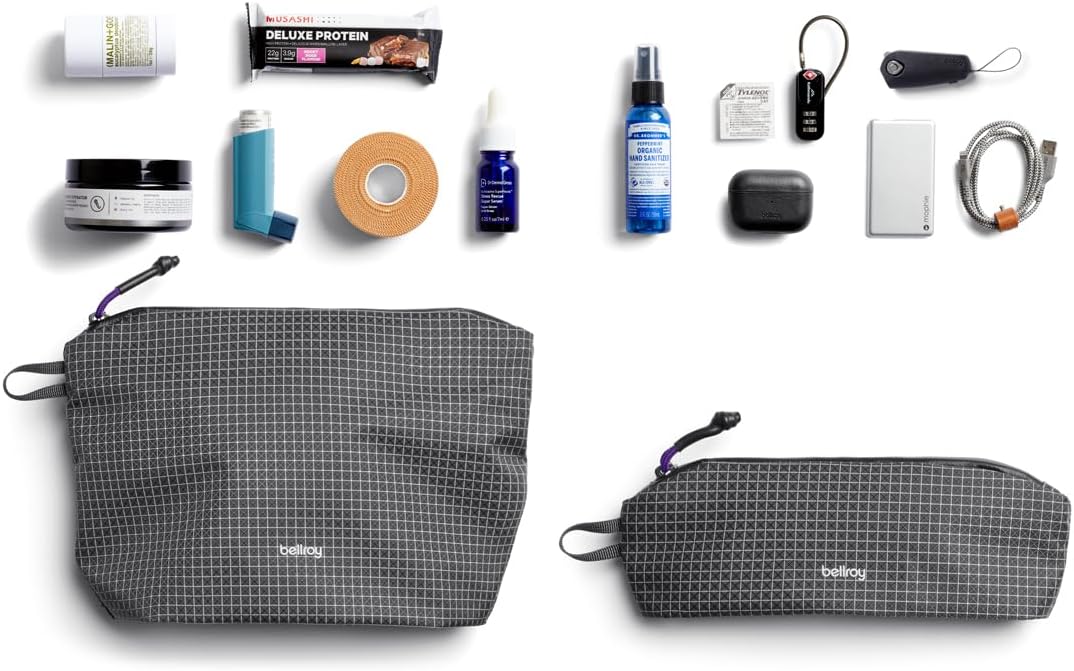 Bellroy Lite Pouch Duo (leichtes Federmäppchen und Tasche) - ArcadeGray, Arcadegray