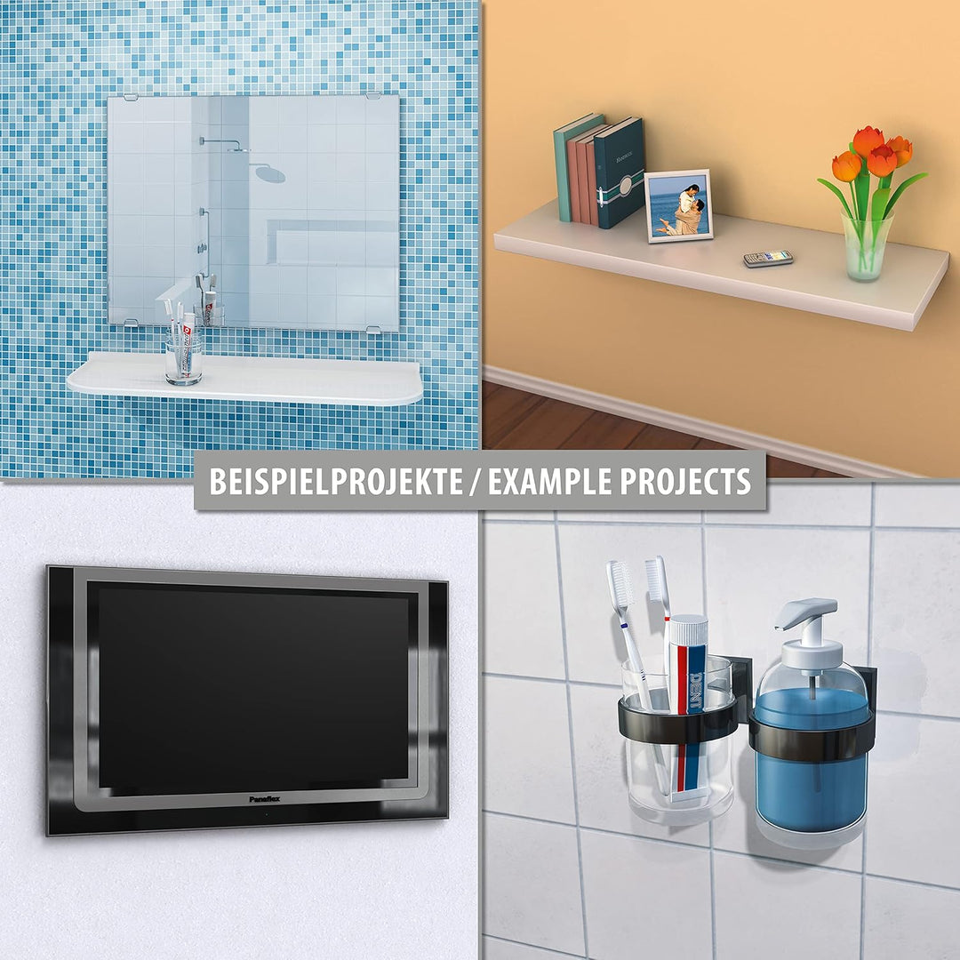 TOX L-BOXX Mini Beton, 296 tlg., individuell anpassbar, stapelbar, mit Spreizdübel Barracuda in unte
