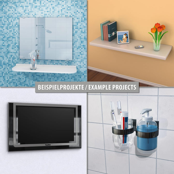 TOX L-BOXX Mini Beton, 296 tlg., individuell anpassbar, stapelbar, mit Spreizdübel Barracuda in unte