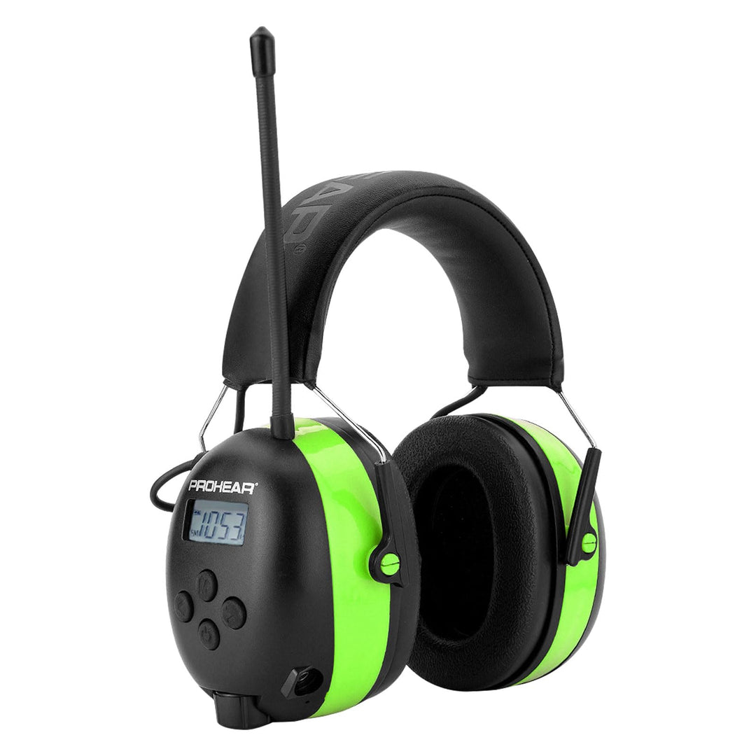 PROHEAR 033 Gehörschutz mit Radio, SNR31dB - Ohrenschützer mit Bluetooth FM/AM, Eingebautem Mikrofon