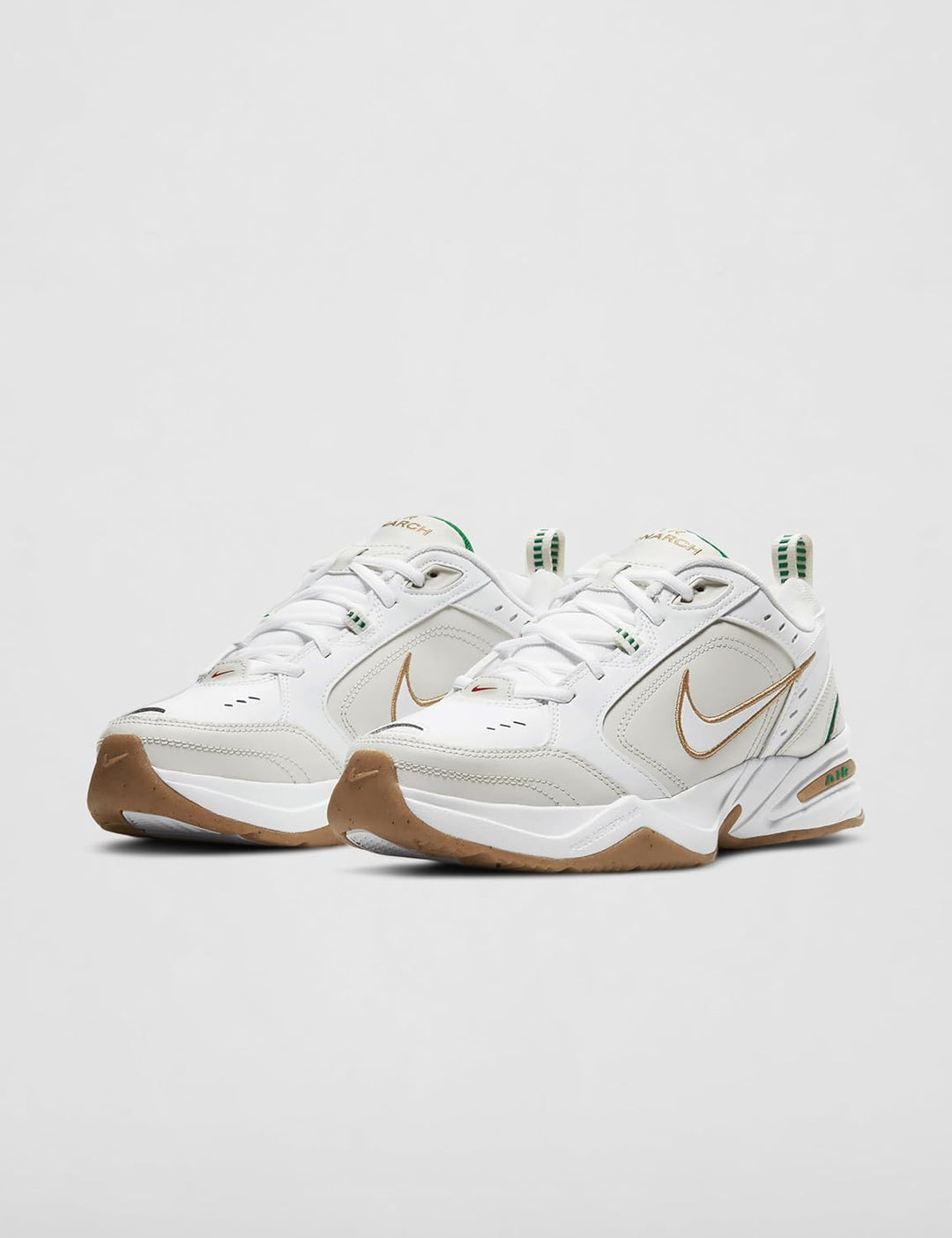 Nike Herren Air Monarch Iv Fitnessschuhe 40 EU White Metallic Gold Phantom Lucky Green, 40 EU White