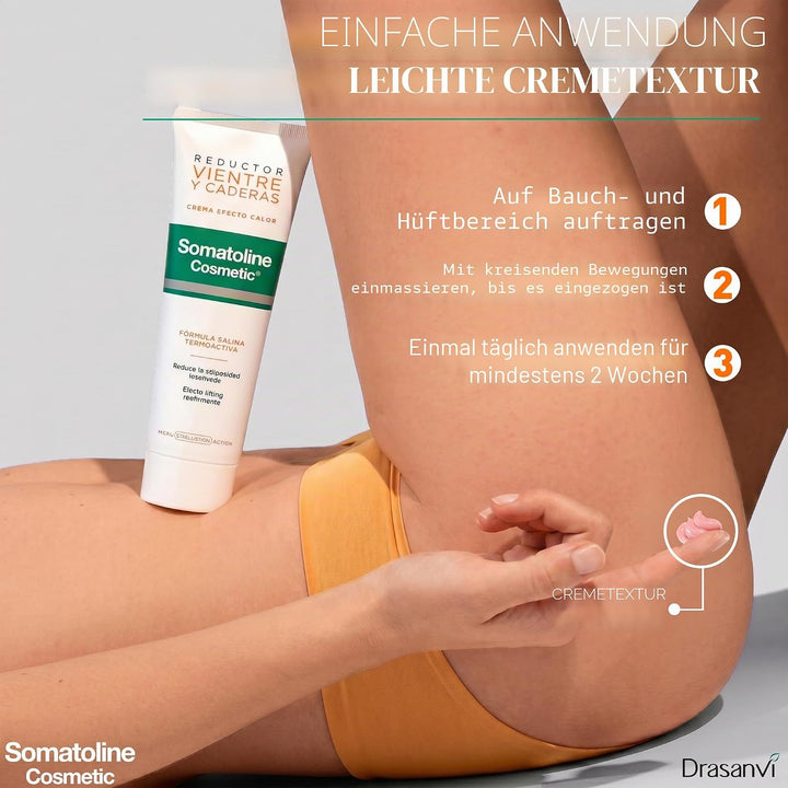 VIENTRE &amp; CADERAS reductor express efecto calor 250 ml