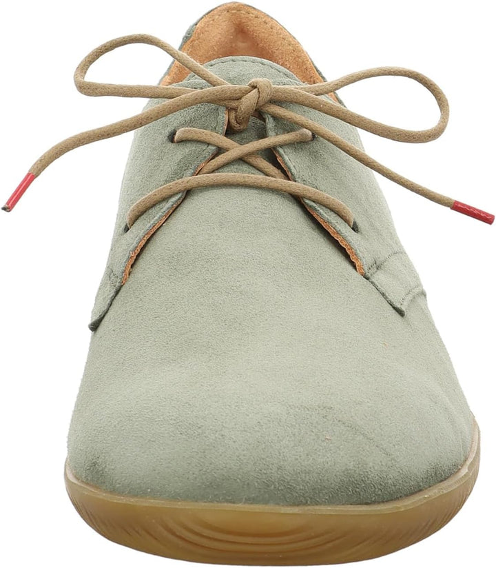 Think! Herren Hauki Chromfrei Gegerbte Nachhaltige Schnürhalbschuhe 45 EU 7000 Olive, 45 EU 7000 Oli