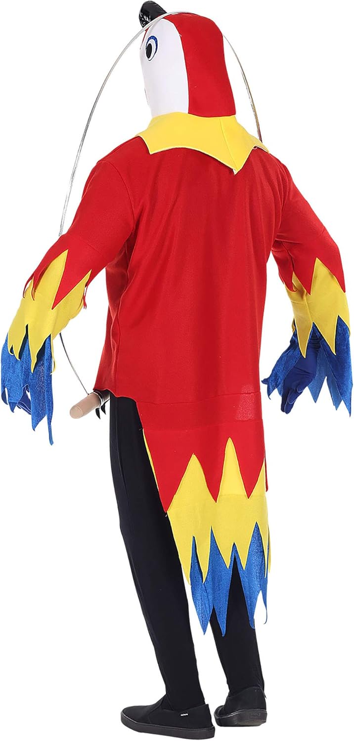 "PARROT ON A PERCH" (costume, mask) - (M/L) M-L, M-L