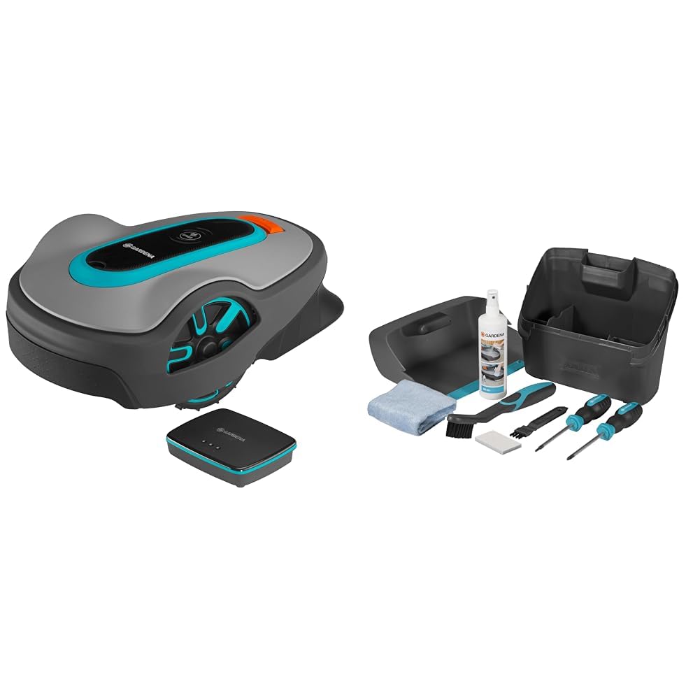 Gardena Mähroboter smart SILENO Life 750 m² Set & Wartungs- und Reinigungsset