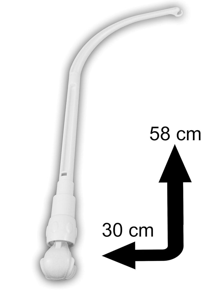 Niermann Standby 3493 Mobilehalter für Rundstab, mit Spieluhr, weiss, 200 g für Rundstab mit Spieluh