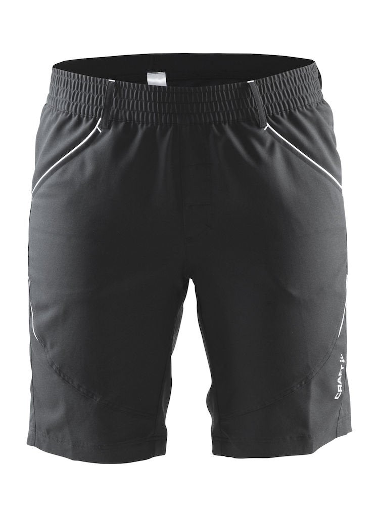 Craft Damen Radhose Escape Base Shorts, Black/White, XS