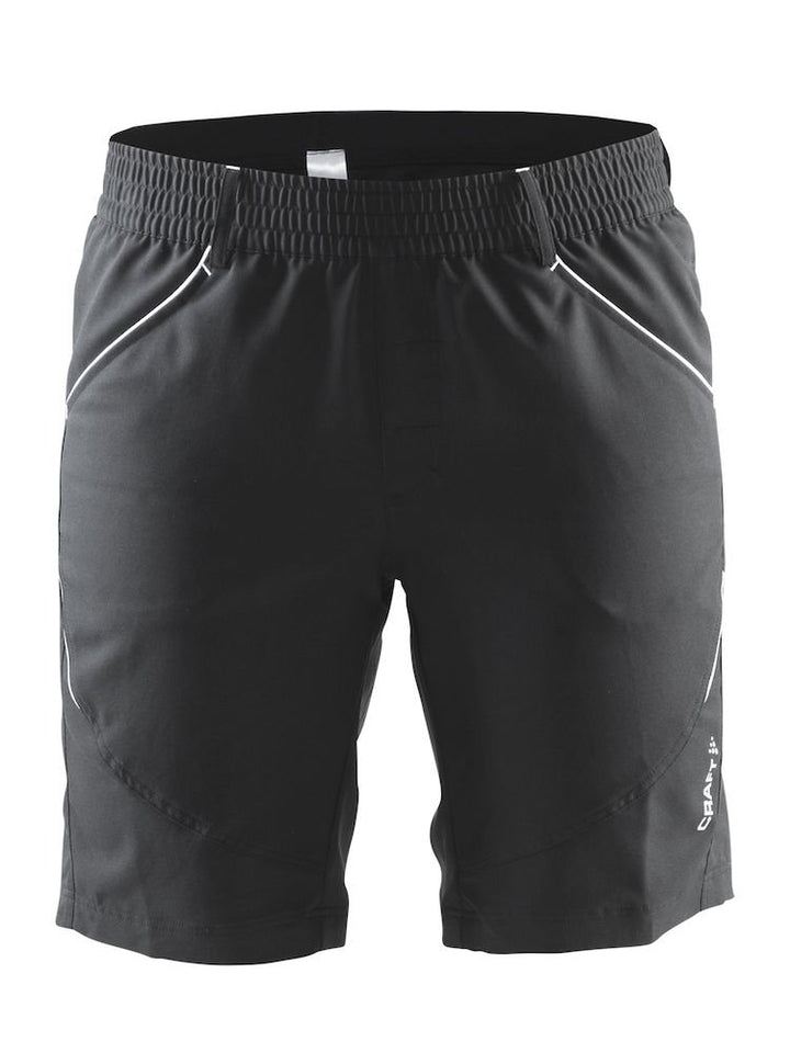 Craft Damen Radhose Escape Base Shorts, Black/White, XS