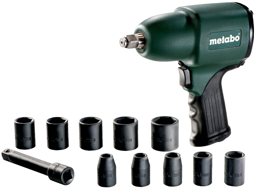 Metabo Druckluft-Schlagschrauber DSSW 360 Set 1/2" (604118500) Kunststoffkoffer, Arbeitsdruck: 6.2 b