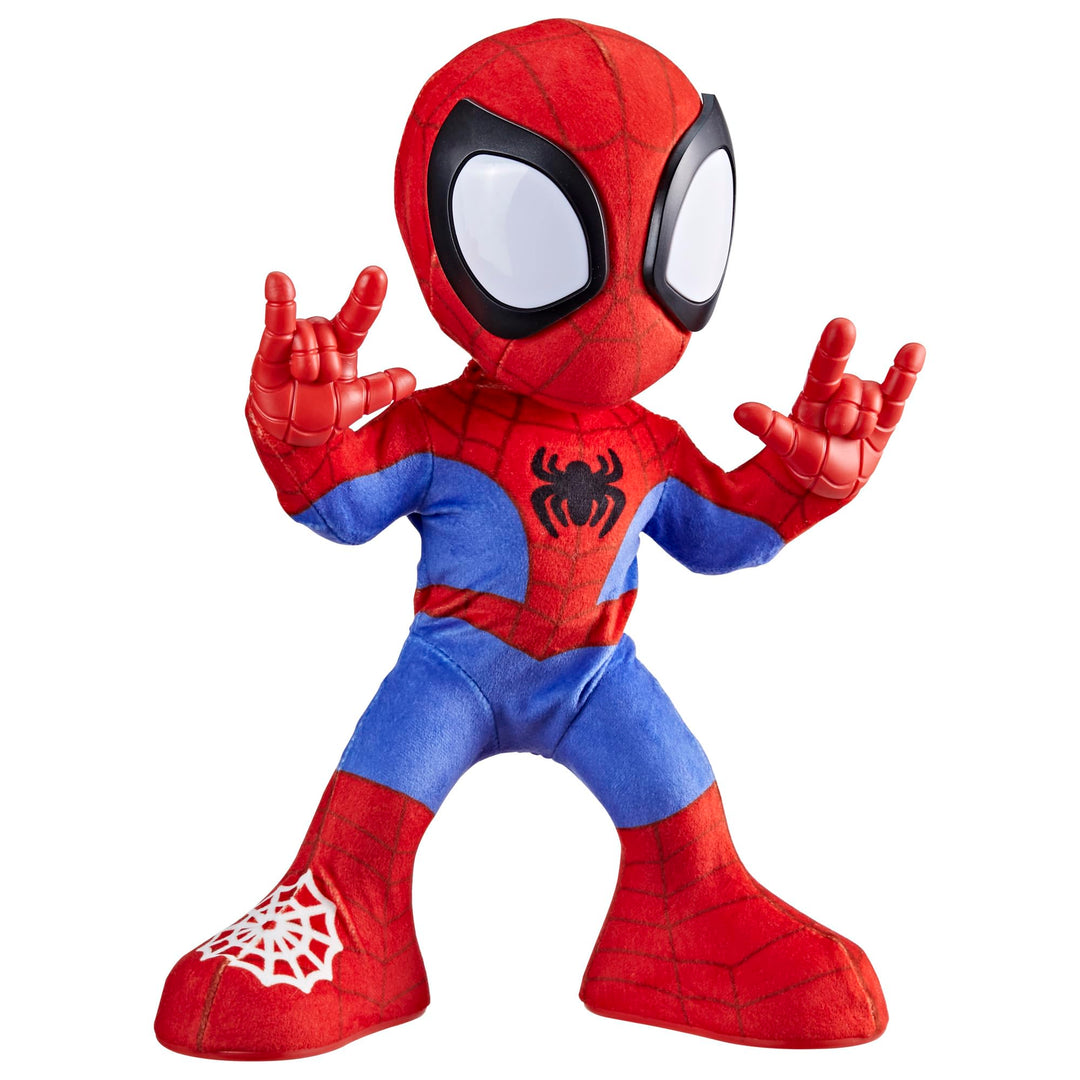Marvel Spidey und Seine Super-Freunde Tanz- & Krabbelspass Spidey, interaktives Plüschspielzeug mit