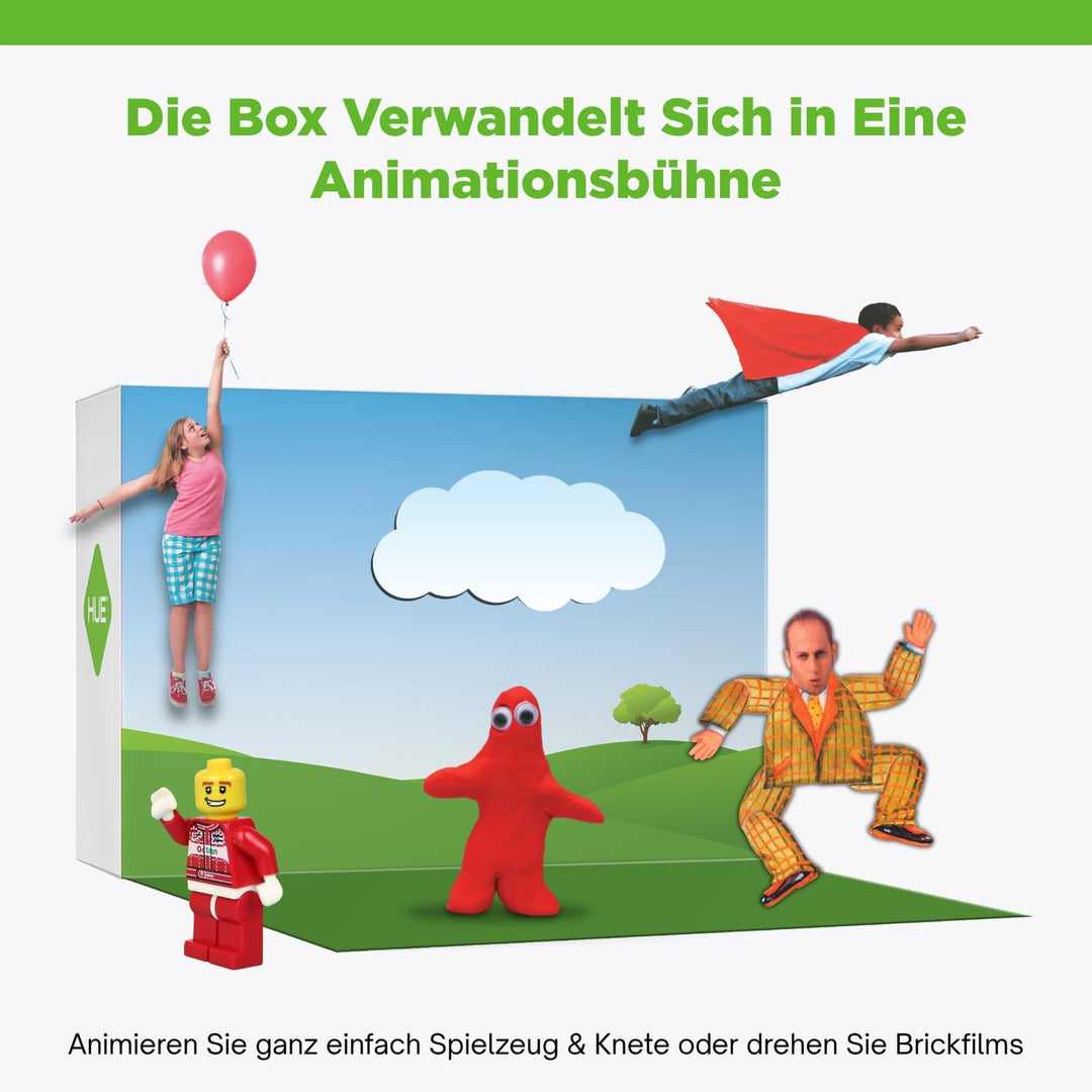 HUE Animation Studio: komplettes Stop Motion Kit (Full HD 1080p flexible Kamera, Software, Buch) für