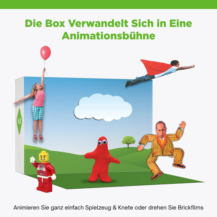 HUE Animation Studio: komplettes Stop Motion Kit (Full HD 1080p flexible Kamera, Software, Buch) für