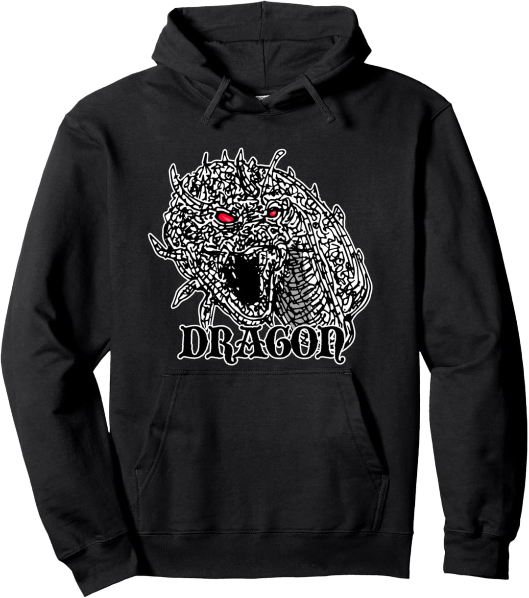 Dragon Mittelalterliche Renaissance Gotik Grafik Anime Art Pullover Hoodie
