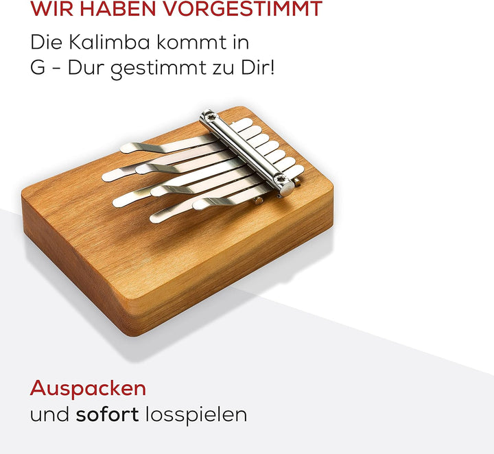 Hokema Kalimba B7 - Das Original handgefertigt in Deutschland - Daumenklavier - Leicht zu lernendes