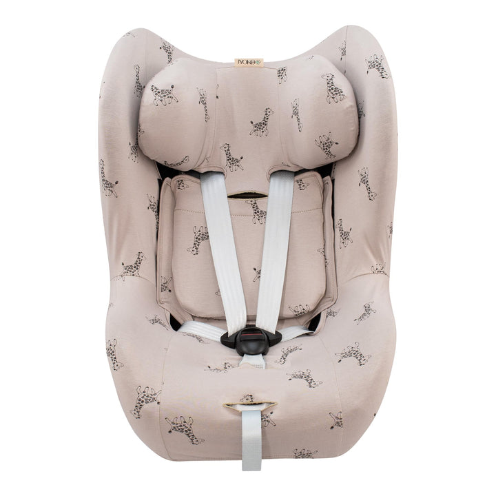 JYOKO KIDS Bezug kompatibel mit Cybex Gold Sirona - M2 I-Size, GB Vaya I-Size (GIRAFFE, M2 iSize) Sa