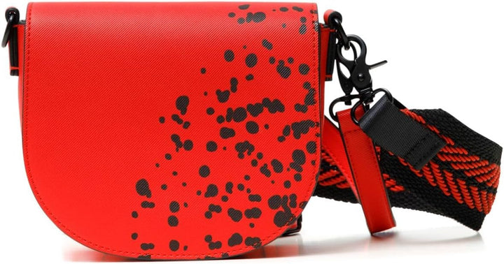 Desigual Damen Pu Across Body Bag, U Rot, Rot