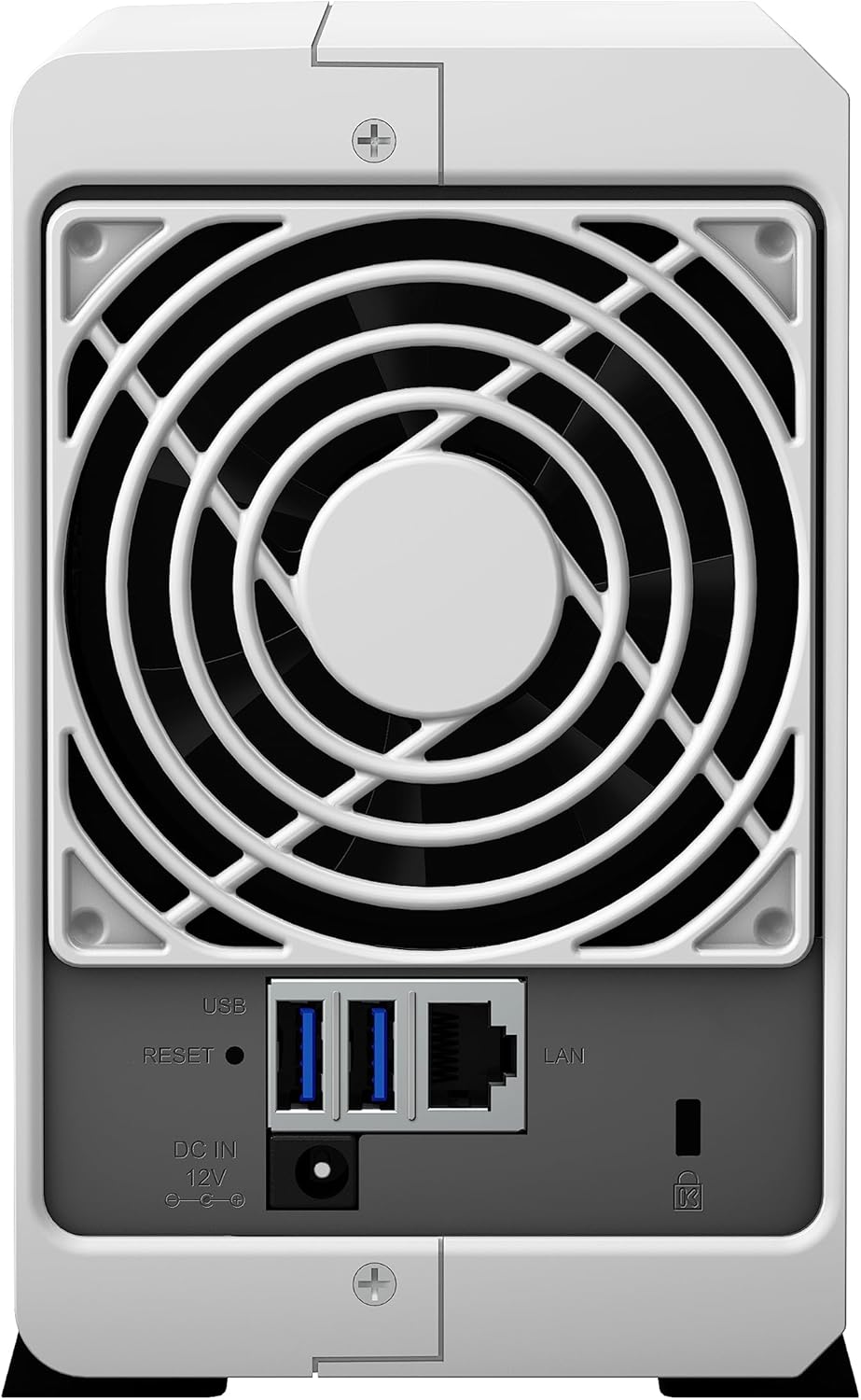 Synology DS223J 2 Bay Desktop NAS, weiss Gehäuse Standard Warranty, Gehäuse Standard Warranty