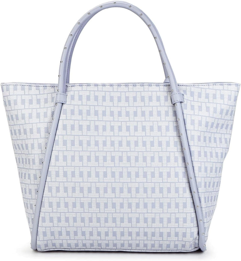 Tamaris Shopper Linn 32266 Damen Handtaschen Ornament Einheitsgrösse Greyblue 855, Einheitsgrösse Gr