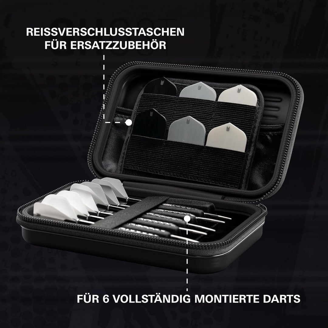Target Darts Luke Littler Ghost Series XL Takoma Wallet Regular – Dartkoffer schwarz/weiss | „The Nu