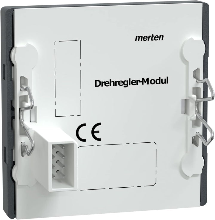 Schneider Electric Merten MEG5252-0414 Drehregler-Modul mit 4 Tastflächen,Unterputz, Anthrazit, Syst