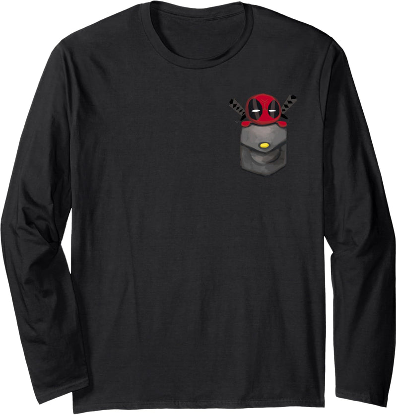 Marvel Deadpool Pocket Langarmshirt