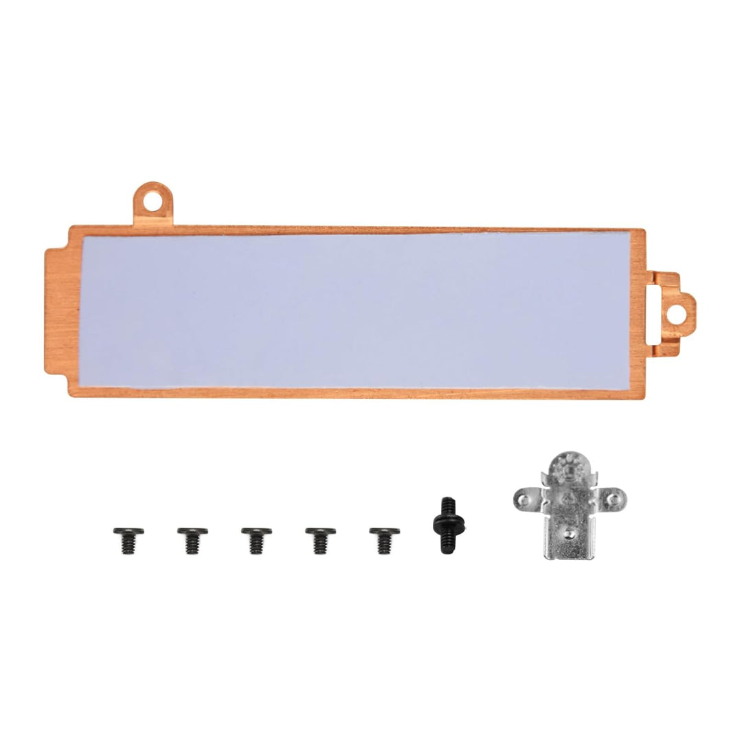 M.2 2280 SSD Kühlkörper für Laptop, Kupfer SSD-Kühlkörperabdeckung mit Halterung, Festplatten-Kühlkö