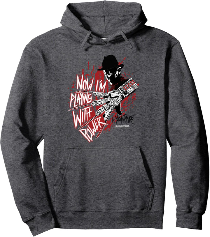 A Nightmare on Elm Street Playing With Power Pullover Hoodie