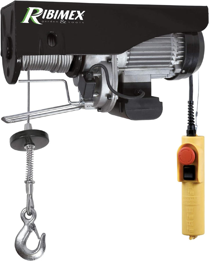 RIBITECH 04266 Elektrischer Seilhebezug 1200 W klein, klein